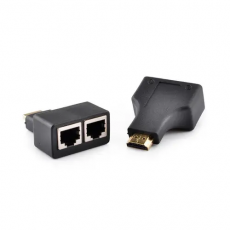  Подовжувач HDMI (по витій парі до 30 метрів) 720P-cat5e, 1080Р-cat6e (8516), fig. 1 