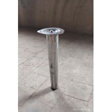  Нога металева по стільницю (Н = 710 мм. Без основи) БУ, fig. 1 
