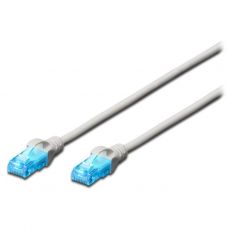  Патч-корд DIGITUS CAT 5e UTP, 3м, AWG 26/7, CCA, PVC, сірий (DK-1512-030), fig. 1 