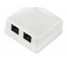  Розетка LOGICPOWER (LP-114) 2-ПОРТ. RJ-45, КАТ.5E UTP (2310), fig. 1 