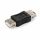  Переходник USB AF/AF Vinga (VCPUSBFFBK), фото 1 