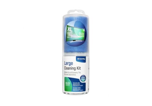  Спрей для очистки ColorWay Cleaning Kit for OLED/LED/LCD/TFT, 300ml, microfibre XL (CW-5230), фото 2 