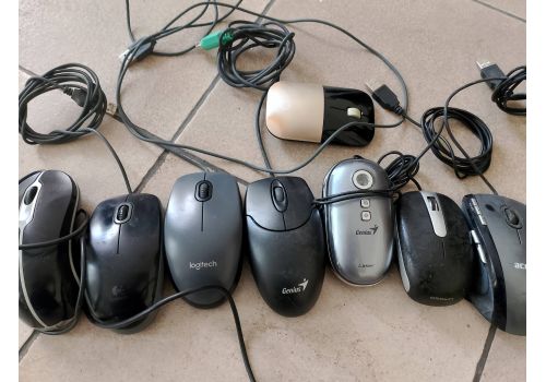  Мышка компьютерная в ассортименте, USB, PS/2  БУ, фото 1 