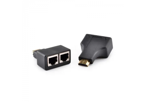  Подовжувач HDMI (по витій парі до 30 метрів) 720P-cat5e, 1080Р-cat6e (8516), fig. 1 