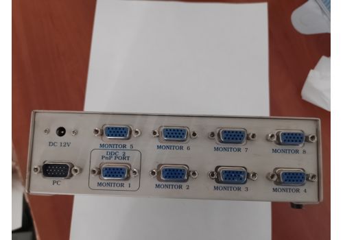  СПЛІТТЕР VGA 8PORT MAXXTRO MVS108 1ПК - 8 моніторів БУ, fig. 2 
