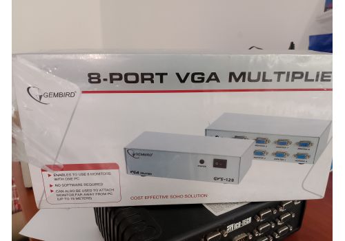  З'ЄДНЮВАЧ/СПЛІТТЕР Cablexpert GVS-128 VGA SPLITTER 8 МОНІТОРІВ 200MHZ, 2048X1536 БУ, fig. 3 