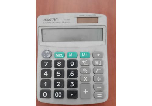 КАЛЬКУЛЯТОР ASSISTANT (AC-2320) 12-РОЗР. НАСТІЛЬНИЙ (152Х120ММ) БУ, фото 1 