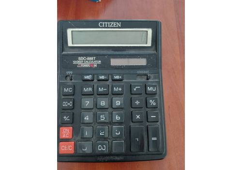  КАЛЬКУЛЯТОР CITIZEN SDC 888 T БУ, fig. 1 