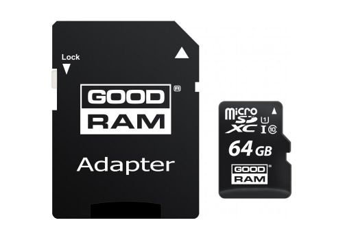  Карта пам'яті Goodram microSDXC 64GB UHS-I class 10 + adapter (M1AA-0640R12), fig. 1 