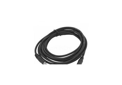  Подовжувач AUDIO DC3.5 тато-мама 0,5м, ССА Stereo Jack, (круглий) Black cable, Пакет (07918), фото 1 