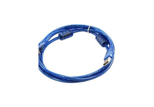  КАБЕЛЬ GRESSO USB AM->MICROUSB 2.0 BM, БЕЗ ФЕРИТОВ, ГОЛУБОЙ,0.75М (GR0.75AMMICROBFM), fig. 1 